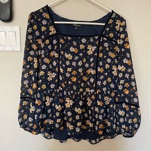 Madewell Floral Blouse